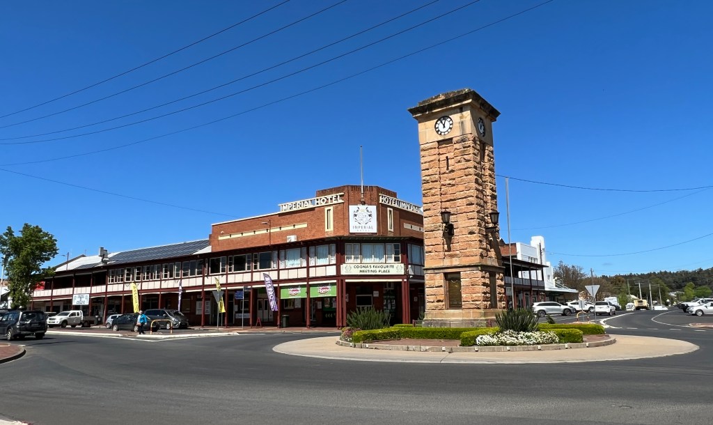 Coona town clock